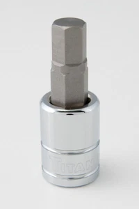 Titan 15609 3/8-Inch Drive x 9mm Hex Bit Socket - 9 mm - Foto 1 di 1