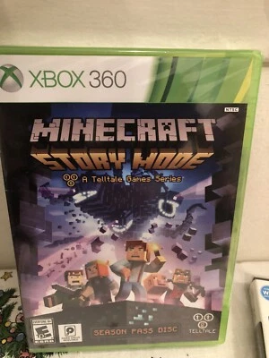 Xbox 360 Minecraft: Story Mode Season Pass Disc (2015) Brand New Sealed Telltale - Image 1 of 4