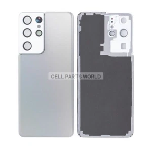 Galaxy S21 Ultra 5G Back Door + Camera Lens In Phantom Silver - Zdjęcie 1 z 1