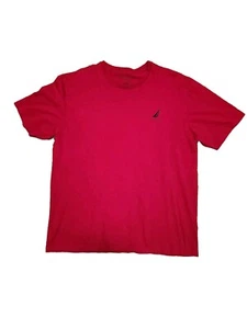 NAUTICA Shirt Adult XL Red Graphic Short Sleeve T-Shirt Men's - Picture 1 of 6