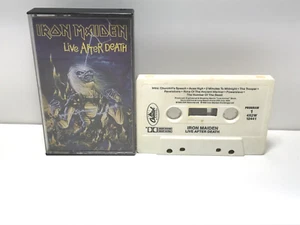 Iron Maiden Live After Death Cassette Tape 1985 Capitol 4X2W-12441 Play Tested - Picture 1 of 5