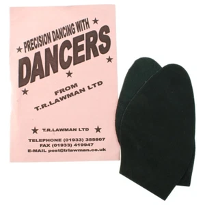 Dancer Soles Ladies Black Soft Suede SOLD IN PAIRS - Picture 1 of 2