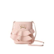 [Samantha Vega] Handbag Ruffle Ribbon Shoulder Bag Women's Pink