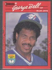 GEORGE BELL 1990 Donruss Learning Series #25 Toronto Blue Jays