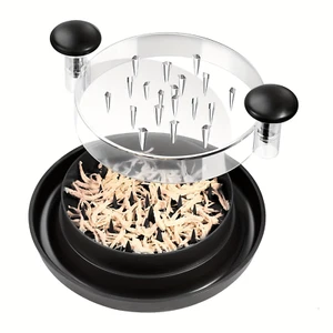 Upgraded Chicken Shredder with Transparent Cover: Large Anti-Slip Rotating Tool - Picture 1 of 13