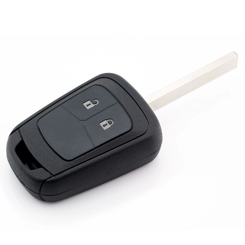 FÜR OPEL & VAUXHALL Llave coche 2 botones carcasa para Opel Astra J Corsa Insignia A Meriva Zafira