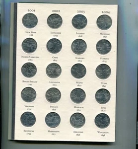 1999 - 2008 STATE QUARTER MIXED MINTMARK 50 COIN SET WITH FOLDER - Picture 1 of 1