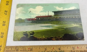 American League White Sox Ball Park Chicago postcard c. 1911 ORIGINAL - Picture 1 of 2