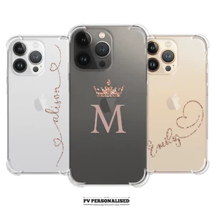 Personalisierte Handyhülle für iPhone 14 11 13 12 XR 7 8 stoßfeste Silikon Abdeckung - Bild 1 von 21