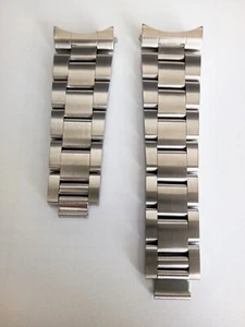 CINTURINO ACCIAIO SOLIDO ANSA CURVA OYSTER REF. 93150 FINALI 501B 20 mm. NUOVO - Picture 1 of 3