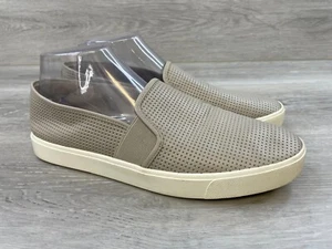 Vince Blair Damen Sneaker Grau 9,5 Perforiertes Leder Slipper Freizeitschuhe - Bild 1 von 10