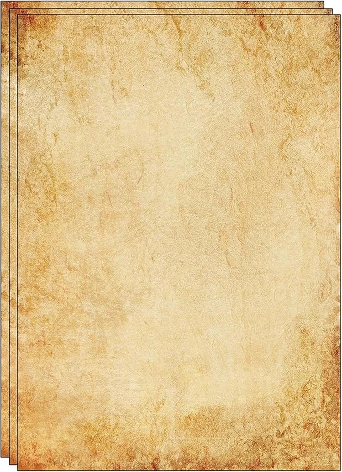 50 Sheets Vintage A4 Parchment Paper - Double Sided for Crafting and Invitations - image 1 of 4