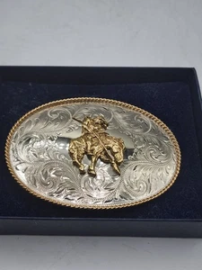 Montana Silversmiths Buckle Western Horse Spear Cowboy Native American Indian - Picture 1 of 5