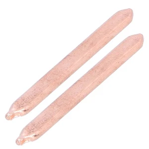 2x 80MM Thermal Conductive Brass Tube DIY Laptop Notebook CPU GPU Heatsink F NEW - Afbeelding 1 van 12