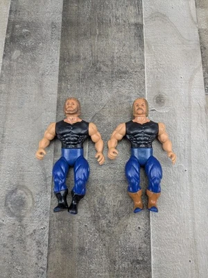 Bill & Scott Irwin Long Riders AWA Wrestling 1982 Remco Vintage Action Figures - Image 1 of 4