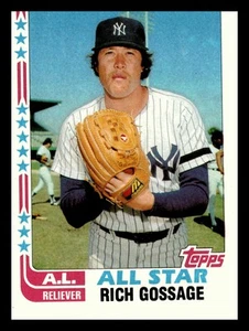 Rich Gossage 1982 Topps All-Star #557 HOF New York Yankees Miscut - Bild 1 von 2
