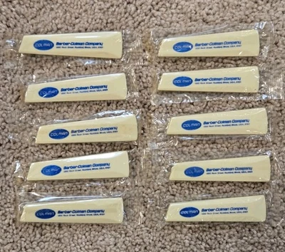 Lote de 10 - Faca de bolso vintage Barber Colman lâmina deslizante publicidade EUA - Imagem 1 de 4