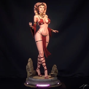 Escultura de anfitriona Twi'lek (300 mm)/sin pintar/sin montar/impresión GK/3D - Imagen 1 de 12