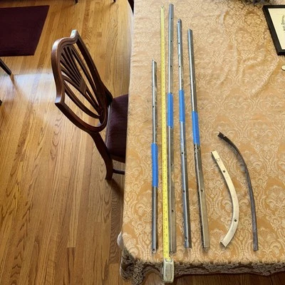 1955 1956 1957 Chevy Belair Wagon Nomad área de carga, assento traseiro de aço inoxidável. - Imagem 1 de 4