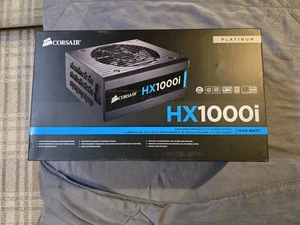 Alimentatore Corsair HX1000i 80 Plus Platinum 1000W completamente modulare etichetta blu - Foto 1 di 7