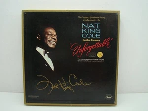 Nat King Cole Golden Treasury UNFORGETTABLE 6 Album Box Set Longines Symphonette - Picture 1 of 5