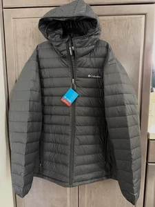 Columbia Men's Black Voodoo Falls 590 TurboDown Hooded Jacket Size 4XT NWT - Picture 1 of 7