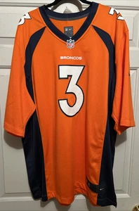 New Nike Denver Broncos Russell Wilson Jersey Mens Size XL Orange MSRP $154 - Picture 1 of 5
