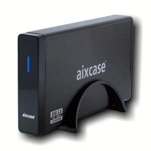 aixcase AIX-BL35SU3 USB 3.0 Aluminium-Gehäuse für 3.5" SATA Festplatten - Photo 1/2