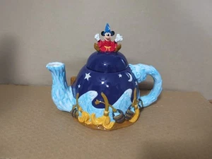 RARE PRISTINE VINTAGE Disney Fantasia Sorcerer Mickey Mouse Teapot - Picture 1 of 7