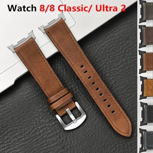Leather Band Replacement Strap For Samsung Galaxy Watch 8 /Ultra2 /8 Classic - Photo 1 sur 21