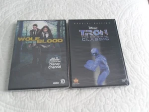 DISNEY MOVIE TRON & BBC WOLF BLOOD SEASON ONE: (BOTH 2 DVDS) BOTH NEW & SEALED - Picture 1 of 2