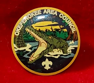 Prendedor del Consejo del Área de Okefenokee JSP - 2005 National Jamboree ¡INCREÍBLE ESTADO! - Imagen 1 de 3