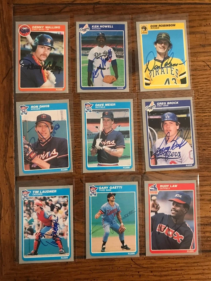 Tim Laudner Autograph 1985 Fleer (Sale Is For One Card In Title) (5744) - Image 1 of 1
