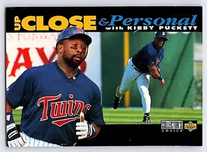 1994 Upper Deck Collector's Choice - Up Close & Personal Kirby Puckett #638 - Picture 1 of 2