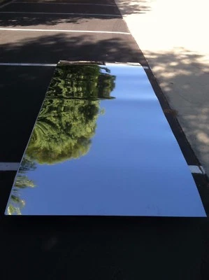 430 Stainless Steel Sheet, Chrome Finish, 24GA x 48" x 96" (4' x 8')  - 1 PC - Image 1 of 4