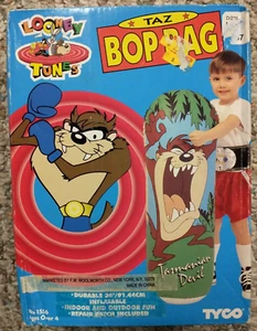 Looney Toons 1993 Taz Inflatable Bop Bag Toy Sealed Box 36" Tyco Tasmanian Devil - Picture 1 of 6