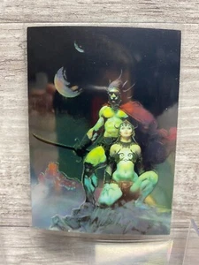 1996 Best of Frazetta All-Chromium Card Comic Images 69 A Fighting Man of Mars - Picture 1 of 2