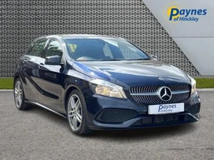 2018 Mercedes-Benz A 180 D AMG LINE 5 DOOR 1.5L 107BHP AUTO in Blue AC NAV - Picture 1 of 24