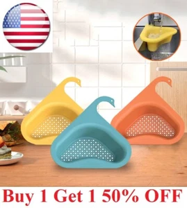 Kitchen Sink Rack Strainer Basket Filter Swan-Shaped Drain fruit drainer storage - Picture 1 of 14