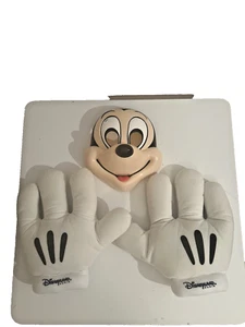 McDonalds Disneyland Paris Mickey Mouse Maus Plüsch Handschuhe Maske - Bild 1 von 10