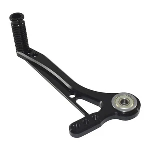 Black Adjustable Dual Bearing Gear Shift Shifter Lever Toe Peg For Race Rearset - Picture 1 of 7
