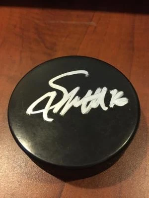 SHAWN MATTHIAS BRYAN LITTLE WINNIPEG JETS NHL HOCKEY TSH PUCK FIRMADO CERTIFICADO DE AUTENTICIDAD ALG Foto 1 de 4