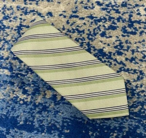 Corbata de seda a rayas azul marino azul marino con sesgo blanco a rayas azul marino tienda para hombre en Bloomingdale's - Imagen 1 de 5