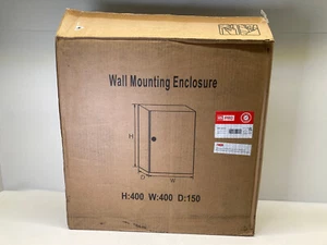 RS PRO Weichstahl IP66 Wandgehäuse Klemmkasten HxBxT 400x400x150mm Wandkasten - Bild 1 von 7