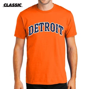 Detroit Tiffany Arch Orange Classic T-Shirt Tigers Baseball Mlb Tshirt Tee T 313 - Bild 1 von 3