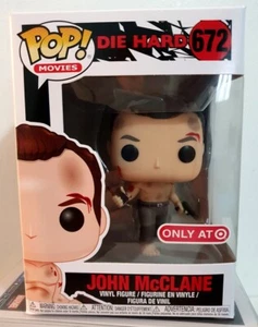 FUNKO POP MOVIES DIE HARD JOHN McCLANE #672 EXCLUSIVE TARGET VAULTED W/Protector - Picture 1 of 9