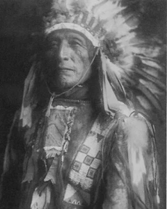 Teton Sioux chief Native American Indian 8 x 10 Photo Vintage - Picture 1 of 1