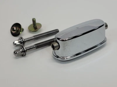 Mapex Snare Drum Lug with Mounting Screws and Tension Rods -Chrome - Image 1 of 4