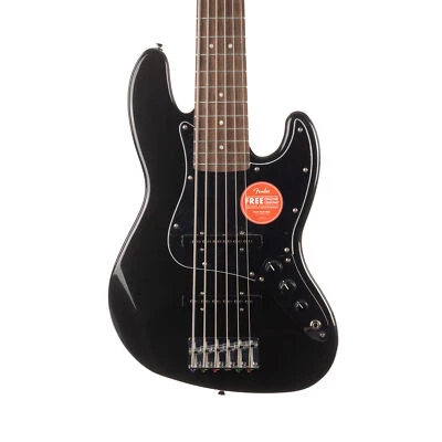Squier Affinity Series Jazz Bass VI Laurel - Black Metallic - Image 1 of 4