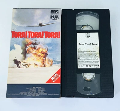 Tora! Tora! Tora! VHS Movie Video Tape Epic Film Color 1984 CBS FOX Edition - Image 1 of 4